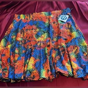 NEW! Dance Skirt - Motion Dancewear Vibrant Multicolor